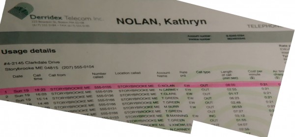 Kathryn Nolan's phone records-ouat s01e14