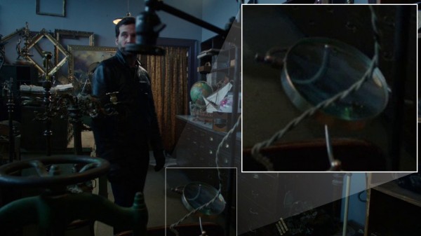 Jiminy Cricket's magnifying glass in Mr. Gold's Pawn Shop (The Return-s01e19)