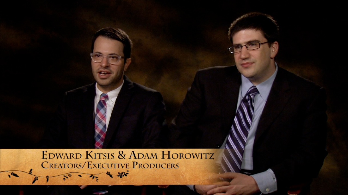 Eddy Kitsis and Adam Horowitz in official video podcast for Once Upon a Time