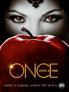 Once Upon a Time season 2 poster-Evil Queen Regina and apple