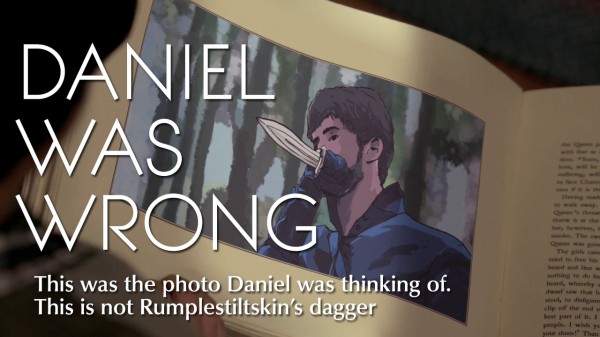 Daniel was wrong (s01e07 The Heart Is a Lonely Hunter)