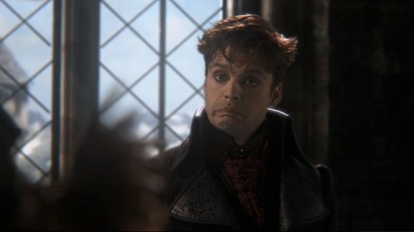 Jefferson's weird face to Rumplestiltskin