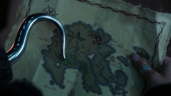 Hook points to map (3x02 Lost Girl)