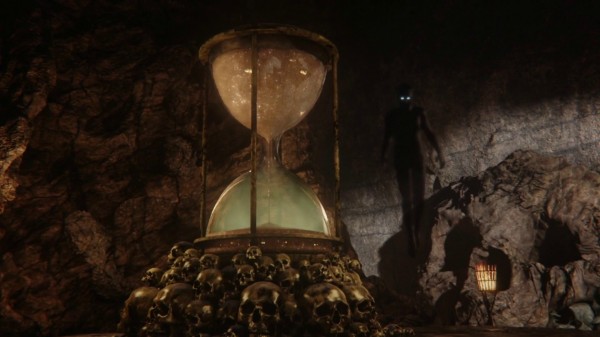 Hourglass in Skull Rock (3x08 Think Lovely Thoughts)