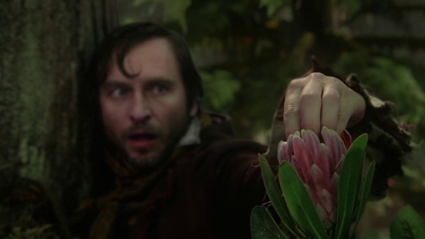 Rumple's father finds pixie dust flower (3x08 Think Lovely Thoughts)