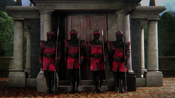 The Knights Guarding Cora's Vault - 1x13 To Catch a Thief