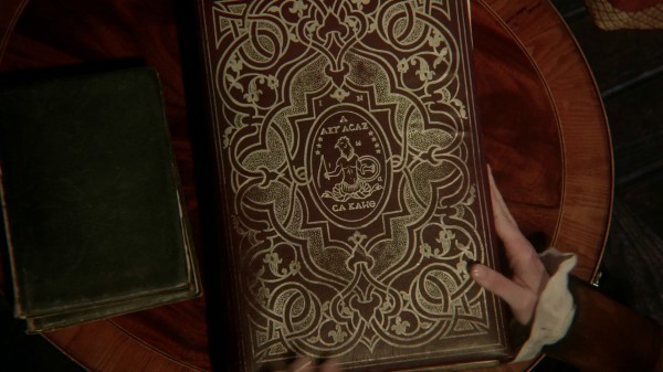 Book that holds the key to the Vault of the Dark One (3x15 Quiet Minds)