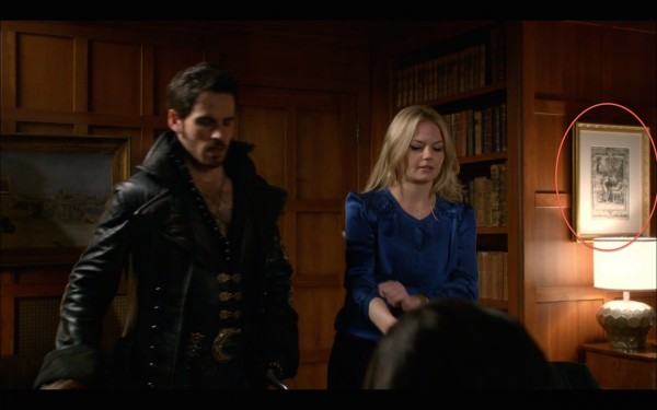 Emma and Hook in Regina's house (3x18 Bleeding Through)