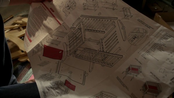 Instructions for building crib (3x17 The Jolly Roger)