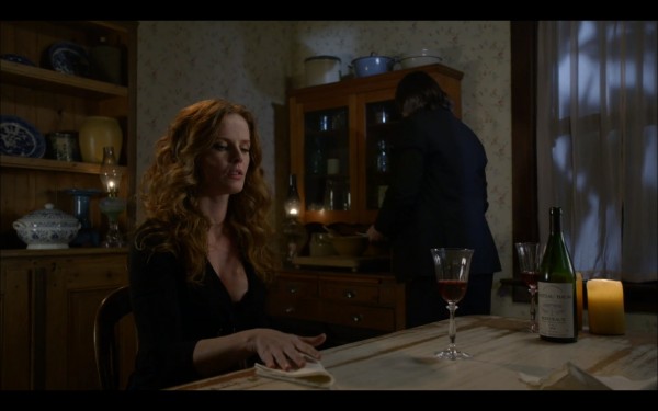 Zelena talks to Rumple at dinner (3x18 Bleeding Through)