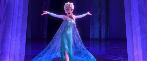 Elsa singing Let It Go (Frozen)