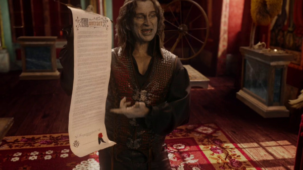 Once Upon a Time 2x04 The Apprentice - Rumple with contract