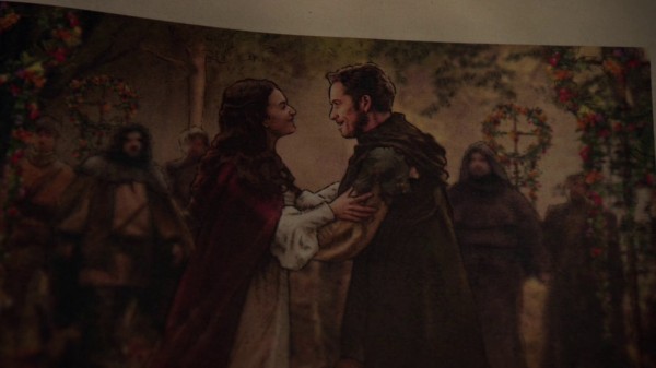 Once Upon a Time 4x01 A Tale of Two Sisters - Maid Marian and Robin Hood page in the book