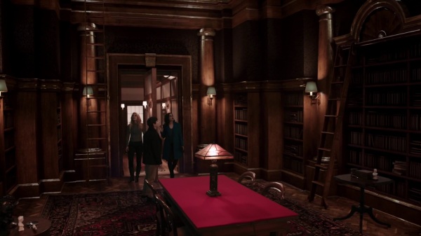 Once Upon a Time 4x12 Heroes and Villains - Library full of potential storybooks