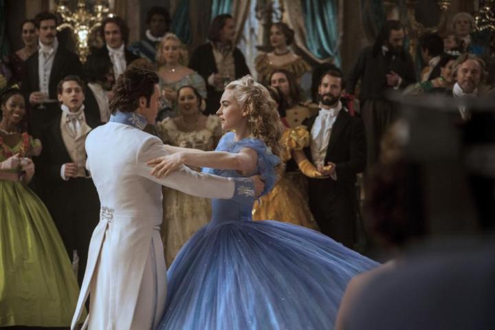 Cinderella and prince Kit dancing