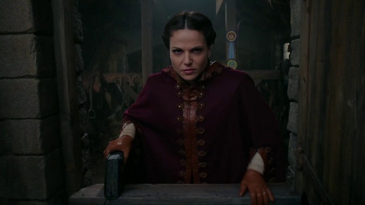 Regina in red cape 4x15 Enter the Dragon