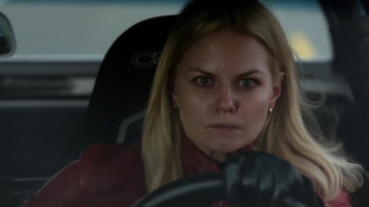 Once Upon a Time podcast 4x20 Lily - Emma driving chasing and catching Lily