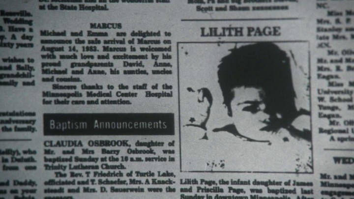 Once Upon a Time 4x20 Lily - Lilith page on Microfiche