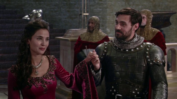 Once Upon a Time 5x02 The Price - King Arthur and Guinevere in Camelot