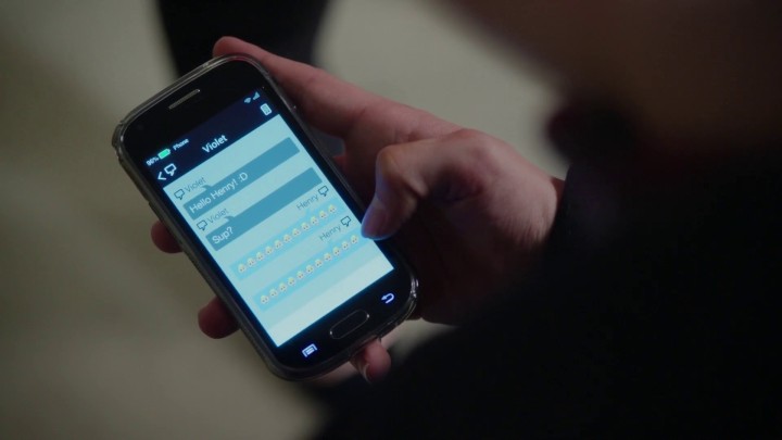 Once Upon a Time 5x05 Dreamcatcher - Henry texts Violet