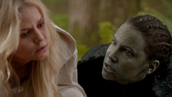 Once Upon a Time 5x07 Nimue - Nimue coaxing Emma to take the power and kill Merlin
