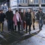 Once Upon a Time podcast 5x11 Swan Song - Emma with Charmings, Regina, Robin Hood, and dwarves in Storybrooke