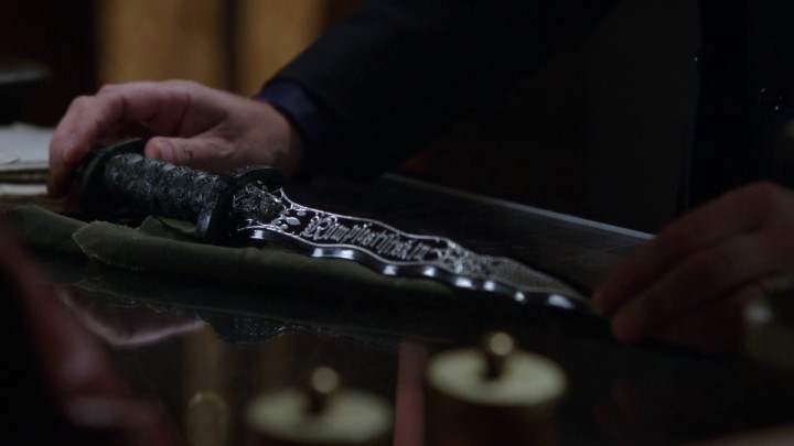 Once Upon a Time 5x11 Swan Song - Rumplestiltskin New Black Dark One Dagger