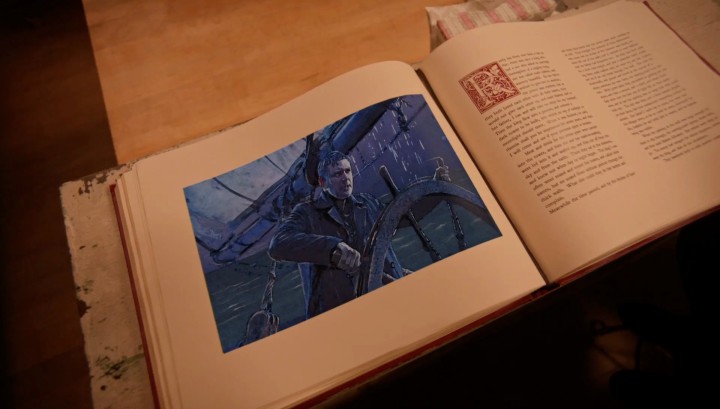 Once Upon a Time 5x15 The Brothers Jones - Liam page storybook shipwreck