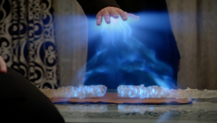 Once Upon a Time 5x21 Last Rites - Hades repairing Olympian Crystal