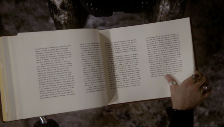 Once Upon a Time 5x21 Last Rites - The Gold Bird and Snow White and Rose Red pages