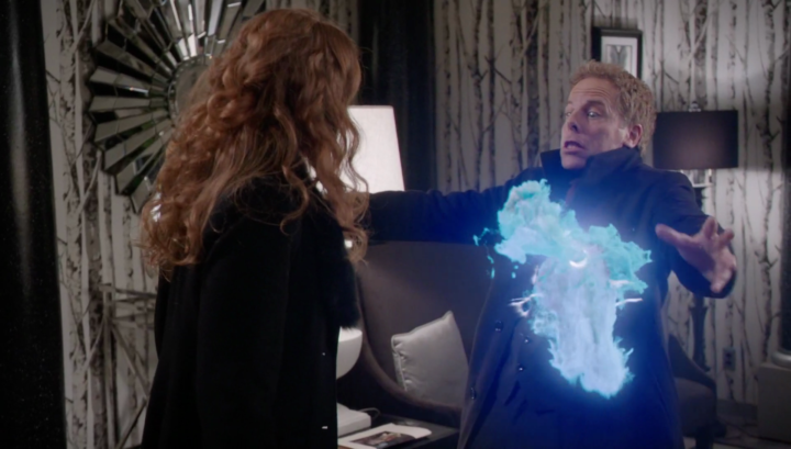 Once Upon a Time 5x21 Last Rites - Zelena killing Hades using Olympian Crystal