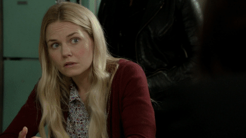 Once Upon a Time 6x07 Heartless - Disgusted Emma reaction to Rumplestiltskin and Regina's chemistry