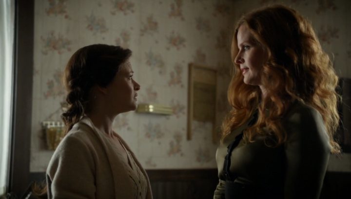 Once Upon a Time 6x08 I'll Be Your Mirror - Belle asks for Zelena's help against Rumplestiltskin