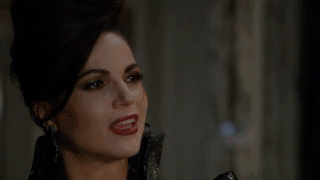 Once Upon a Time 6x10 Wish You Were Here - Evil Queen wink and Aladdin eww
