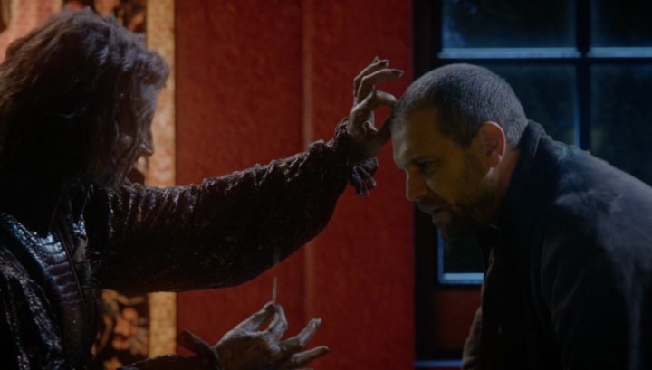 Once Upon a Time 6x12 Murder Most Foul - Rumple plucks hair from Robert