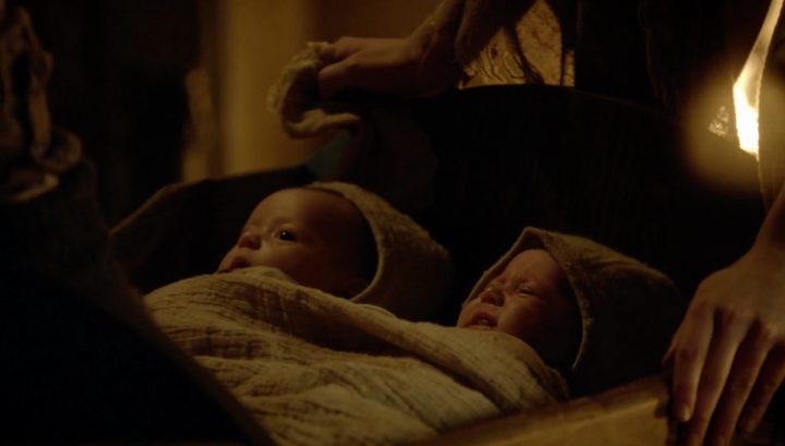 Once Upon a Time podcast 6x12 Murder Most Foul - baby James and David