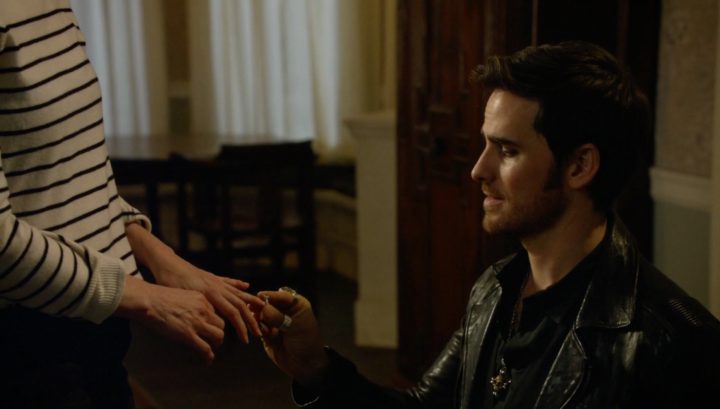 Once Upon a Time 6x13 Ill-Boding Patterns - Hook proposes wedding to Emma