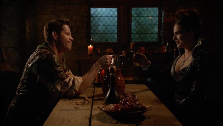 Once Upon a Time 6x14 Page 23 - Robin and Evil Queen at the tavern in Wish Realm