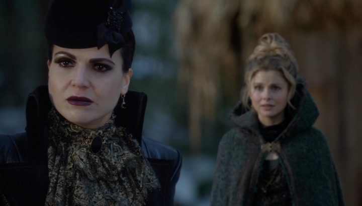 Once Upon a Time 6x14 Page 23 - Tinkerbell and Evil Queen in the village