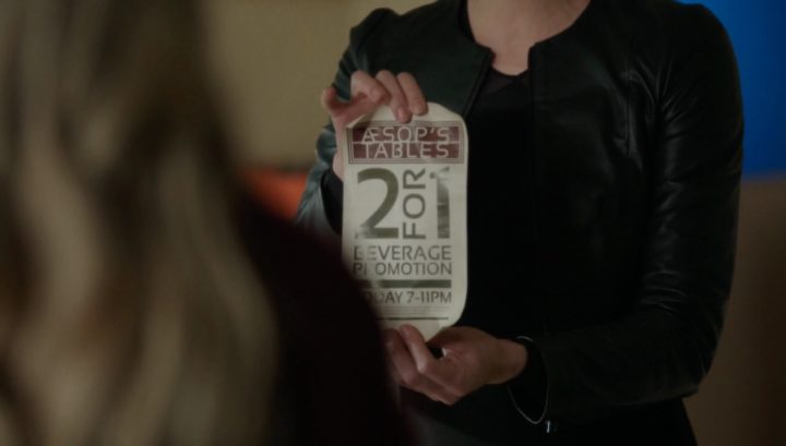 Once Upon a Time 6x15 A Wondrous Place - Aesop's Table 2 for 1 Beverage promotion
