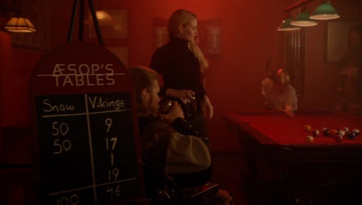 Once Upon a Time 6x15 A Wondrous Place - Aesop's Table Snow White vs Vikings Pool scores