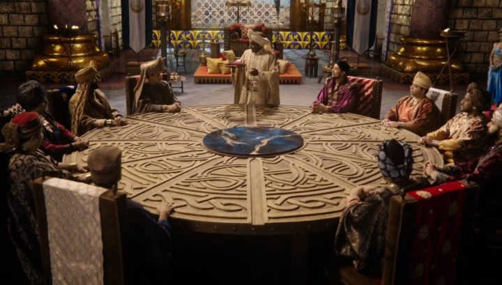 Once Upon a Time 6x15 A Wondrous Place - Agrabah round table