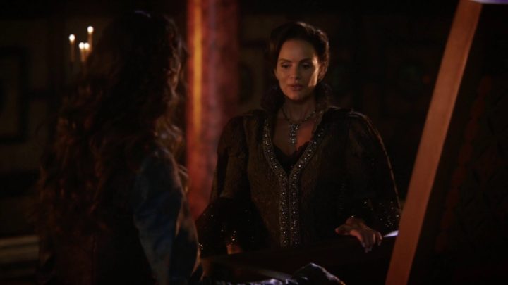 Once Upon a Time 7x03 The Garden of Forking Paths - Lady Tremaine talking to Cinderella over Anastasia's coffin