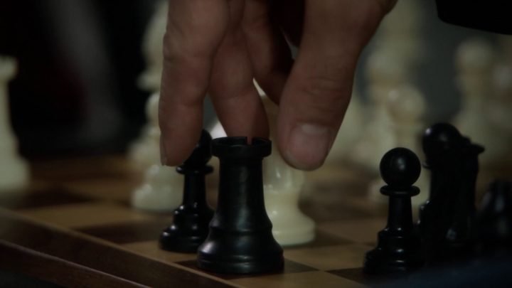 Once Upon a Time 7x04 Beauty - Rogers picking up a chess piece