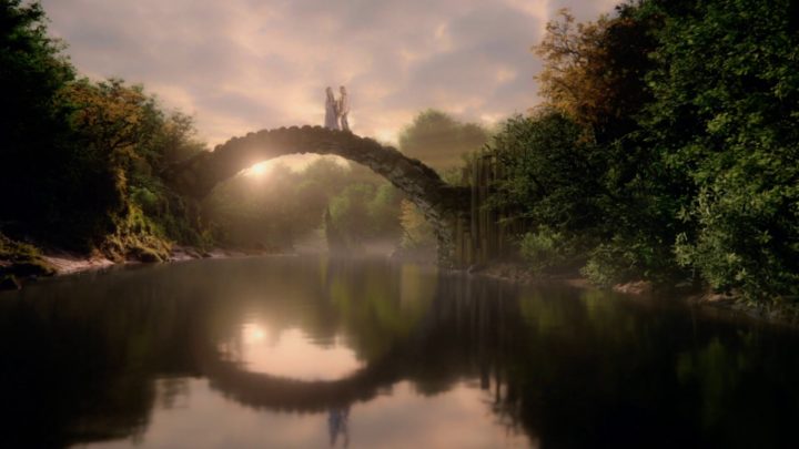 Once Upon a Time 7x04 Beauty - Rumple and Belle at the bridge