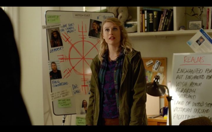 Once Upon a Time 7x19 Flower Child - List of realms in Henry's investigation board